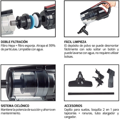 Aspirador de Mano Habitex Vc9916y